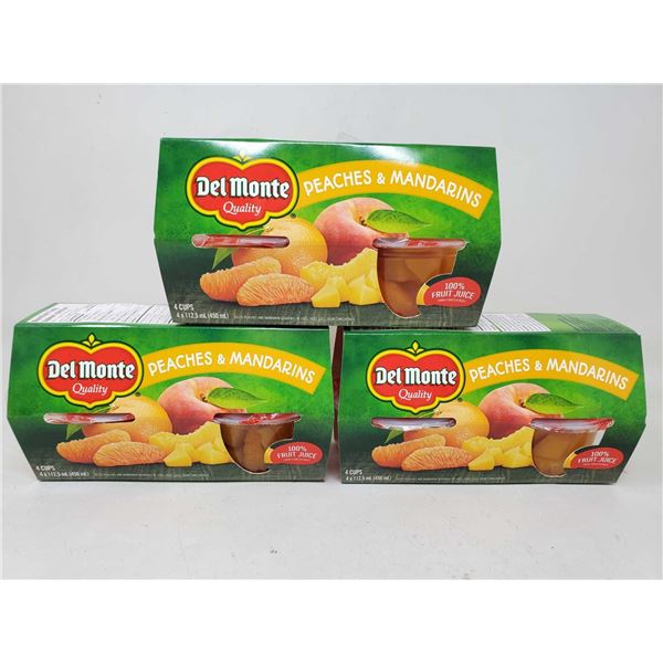 Del Monte Peaches & Mandarins (3- 4 x 450ml)