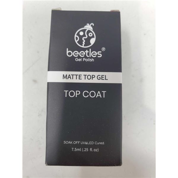 Beetles Gel Polish-Matte Top Gel Top Coat (UV/LED Cured)