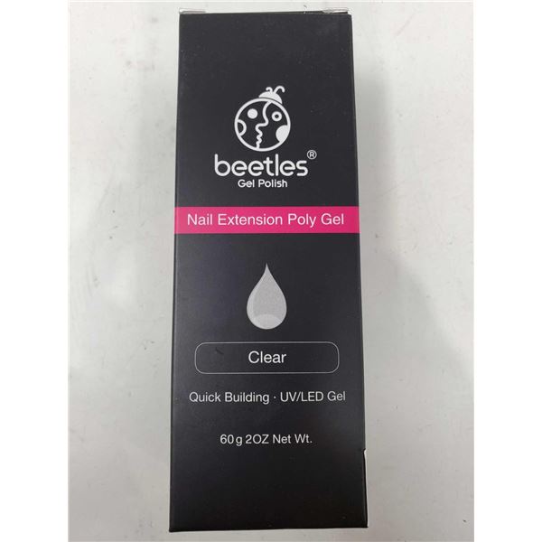 Beetles Nail Extension Poly Gel- Clear Quick Building UV/LED Gel
