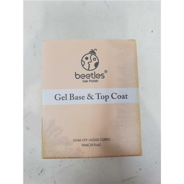 Beetles Gel Base & Top Coat, soak off UV/LED Cured