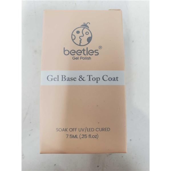 Beetles Gel Base & Top Coat, soak off UV/LED Cured
