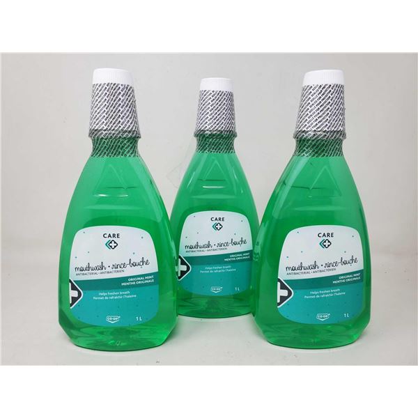 Care Mouthwash-Original Mint (3 x 1L)
