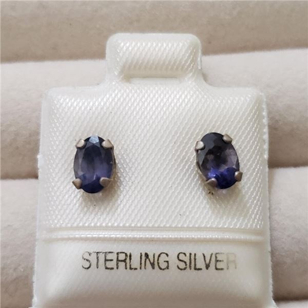 Silver Lolite Earrings, Made in Canada, Suggested Retail Value $80