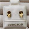 Image 1 : Silver Citrine Earrings, Made in Canada, Suggested Retail Value $80