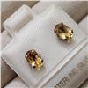 Image 2 : Silver Citrine Earrings, Made in Canada, Suggested Retail Value $80