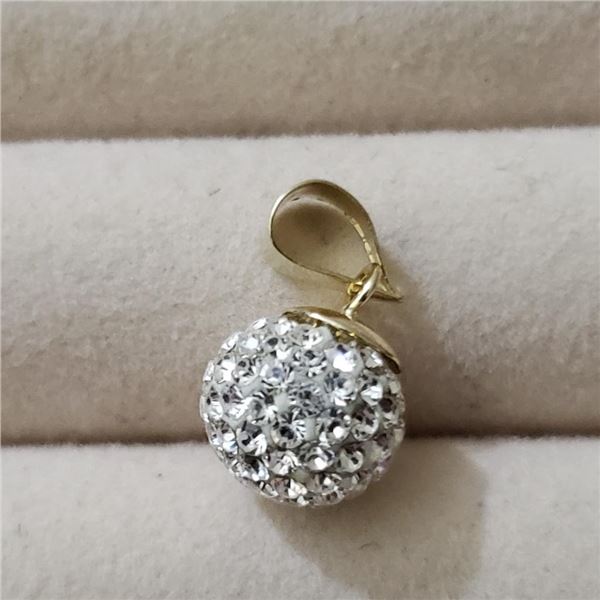 10K Yellow Gold Cz 0.98G Pendant, Suggested Retail Value $270