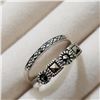 Image 2 : Silver Marcasite 2 Ring Set (~Size 6.5), Suggested Retail Value $100