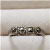 Image 1 : Silver Marcasite Ring (~Size 6.5), Suggested Retail Value $50