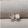 Image 1 : 14K Yellow Gold Cubic Zirconia Earrings, Suggested Retail Value $150