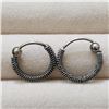 Image 1 : Silver Hoop Earrings, Suggested Retail Value $50
