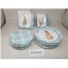 Image 1 : Lot of Storybook Easter Bunny Disposable Plates and Napkins