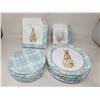 Image 2 : Lot of Storybook Easter Bunny Disposable Plates and Napkins