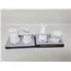 Image 2 : Modern Farmhouse Easter Salt & Pepper Bunnys
