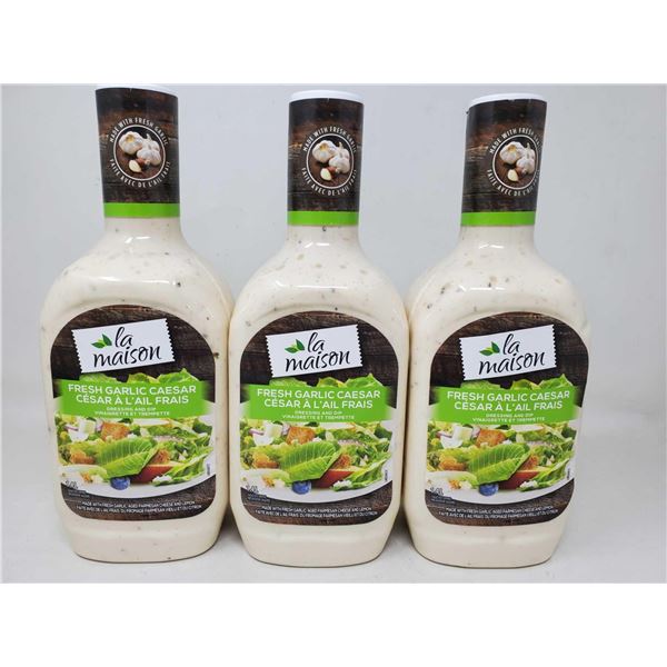 La Maison Fresh Garlic Caeser Dressing (3 x 1.4L)