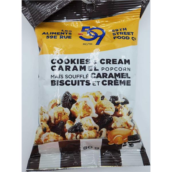 59th Street Cookies & Cream Caramel Popcorn (5 x 80g)