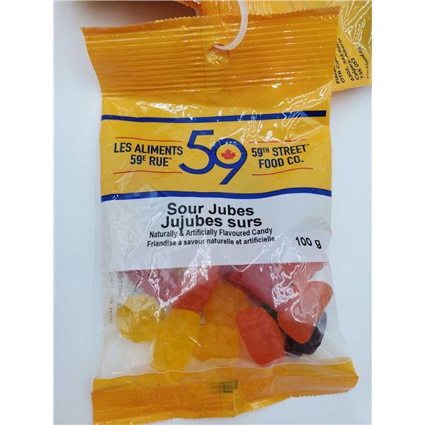 59th Street Sour Jubes Candy (6 x 100g)