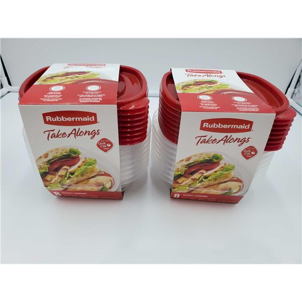 Rubbermaid Take Alongs Containers (2 x 8)