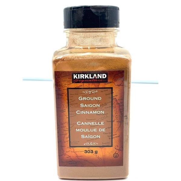 LOONIE LIQUIDATION - Kirkland Fine Ground Cinnamon 303g container