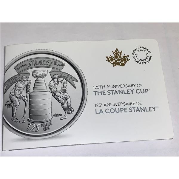 Royal Canadian Mint 125th Anniversary of the Stanley Cup collector Quarter Set includes 12 - 2017 Mi