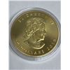 Image 2 : Canada 2015 1 OZ .9999 Fine Gold Coin NEW Cased - COPY