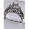 Image 1 : Wedding Ring set includes Vera Wang Styled .85 carat solitaire high shank¬†engagement ting with matc