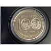 Image 2 : Royal Canadian Mint issued 1874-1974 Winnipeg 100 Canada Dollar Coin with Display