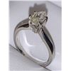 Image 3 : Ladies Marquise Cut 1.0 Carat Diamond clarity I Set in Solid Platinum Engagement Ring size 7 - Inclu