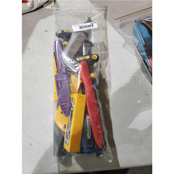 Assorted Small Hand Tools & Pocket Knives