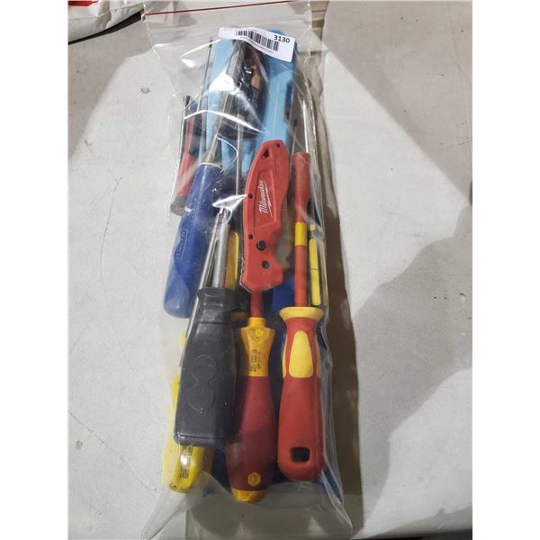 Assorted Small Hand Tools & Pocket Knives