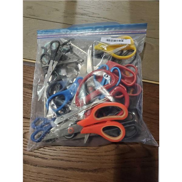 Assorted Scissors - Various Sizes and Brands