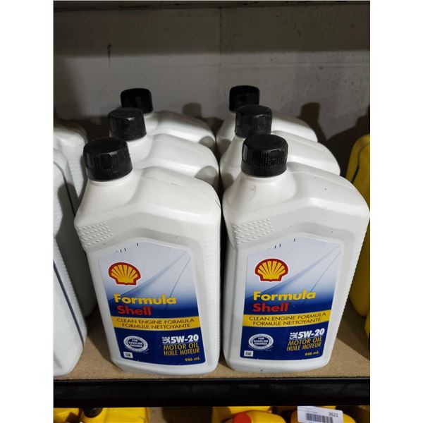 Shell Clean Engine Formula SAE 5W-20 Motor Oil 6X946 ml