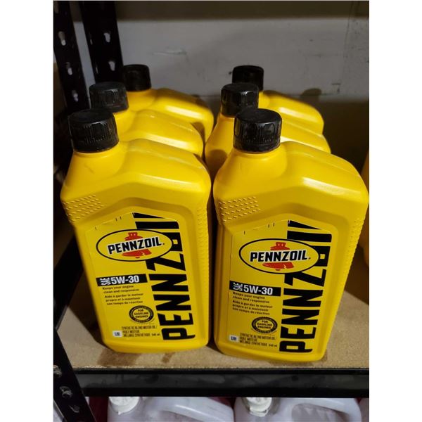 Pennzoil Synthetic Blend SAE 5W-30 Motor Oil 6X946 ml