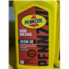 Image 2 : Pennzoil High Mileage Synthetic Blend SAE 5W-30 Motor Oil 6X946 ml