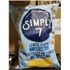 Image 2 : Simply 7 Sea Salt Lentil Chips - Gluten Free, Nut Free, Kosher and non GMO Verrified 12X113g