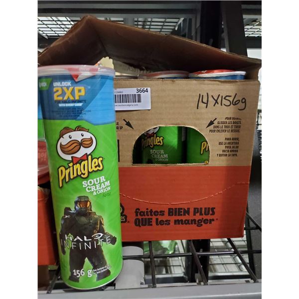 Pringles Sour Cream & Onion Potato Chips 14X156g