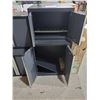 Image 2 : *NEW* Set of 2 Black, Locking Garage Wall Cabinets 24x18x12 and 24x30x16