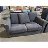 Image 1 : *NEW*Â  2 Seat Microfiber Oversized Love Seat, Medium Gray