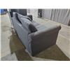 Image 2 : *NEW*Â  2 Seat Microfiber Oversized Love Seat, Medium Gray