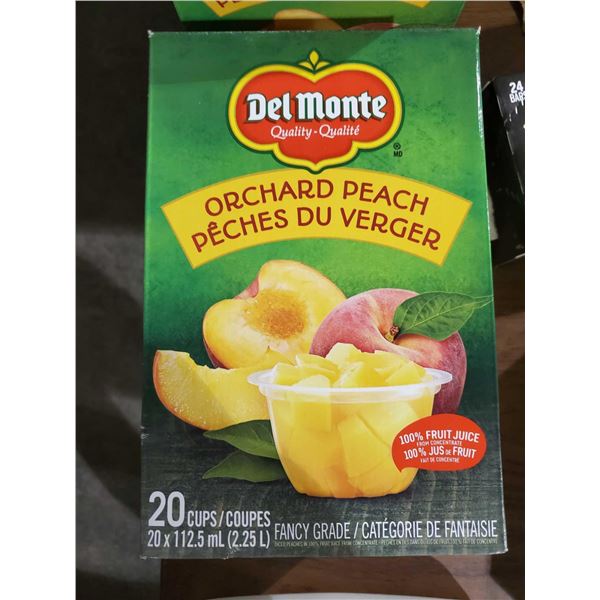 Del Monte Fancy Grade Orchard Peach Fruit Cups 20x112.5ml