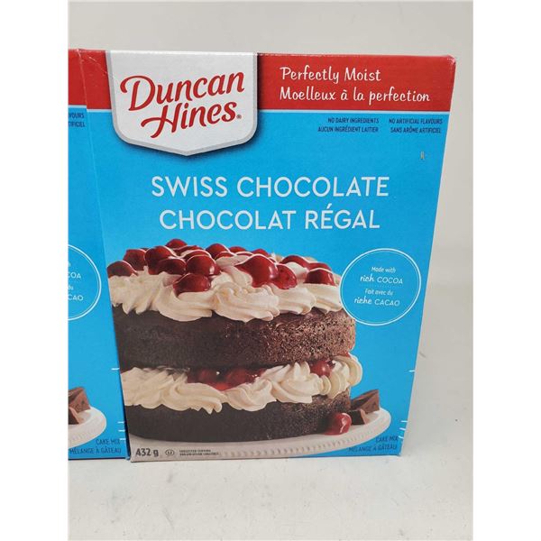 Duncan Hines Swiss Chocolate Cake Mix 12x432g