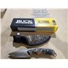 Image 2 : *NEW* Buck Knife with Camo Nylon Belt SheathÂ 