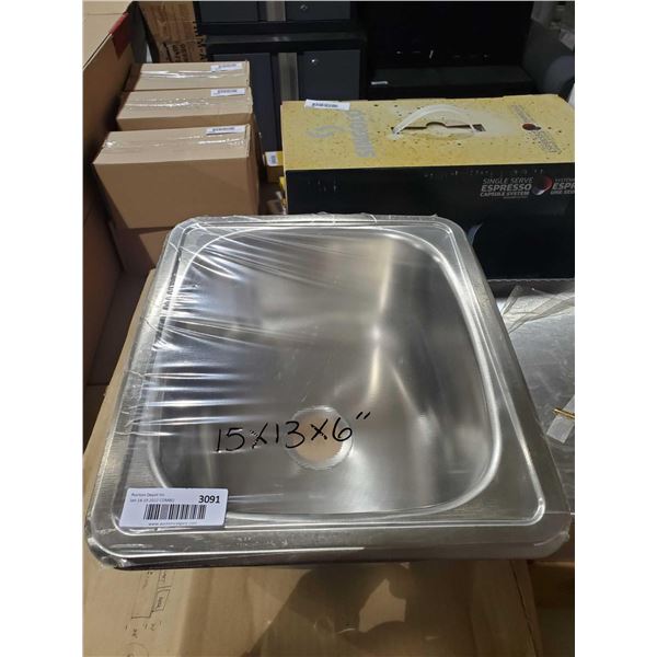 *NEW* Stainless Steel Bathroom Rectangular Sink Basin