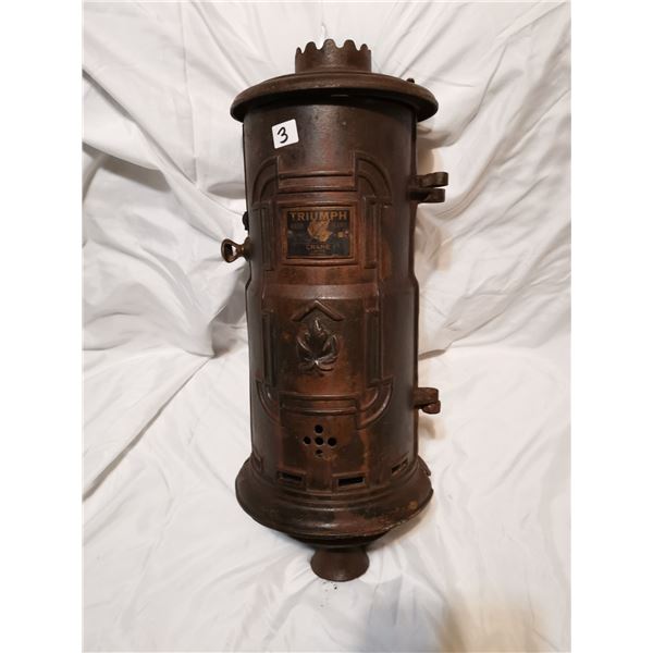 Antique cast iron heater, 23" long
