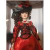 Image 4 : Lady in red porcelain doll 18"