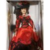 Image 5 : Lady in red porcelain doll 18"