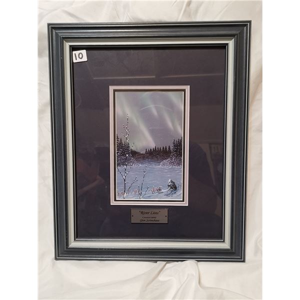 Glen Scrimshaw print, 17" X 14" frame
