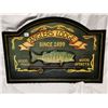 Image 1 : Anglers Lodge wooden embossed sign, 24" X 16"