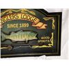 Image 3 : Anglers Lodge wooden embossed sign, 24" X 16"
