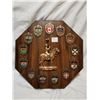 Image 1 : RCMP Provincial emblems plaque, 11"