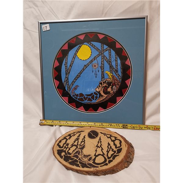 Two Native American works of art